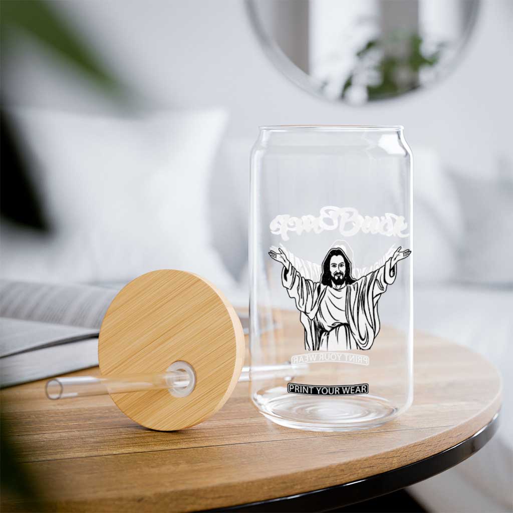 Funny Easter Jesus Meme Glass Can I'm Back TS14 Print Your Wear