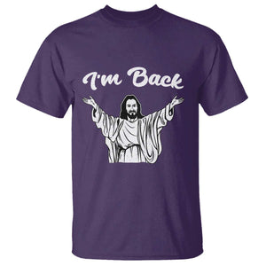 Funny Easter Jesus Meme T Shirt I'm Back TS14 Purple Print Your Wear