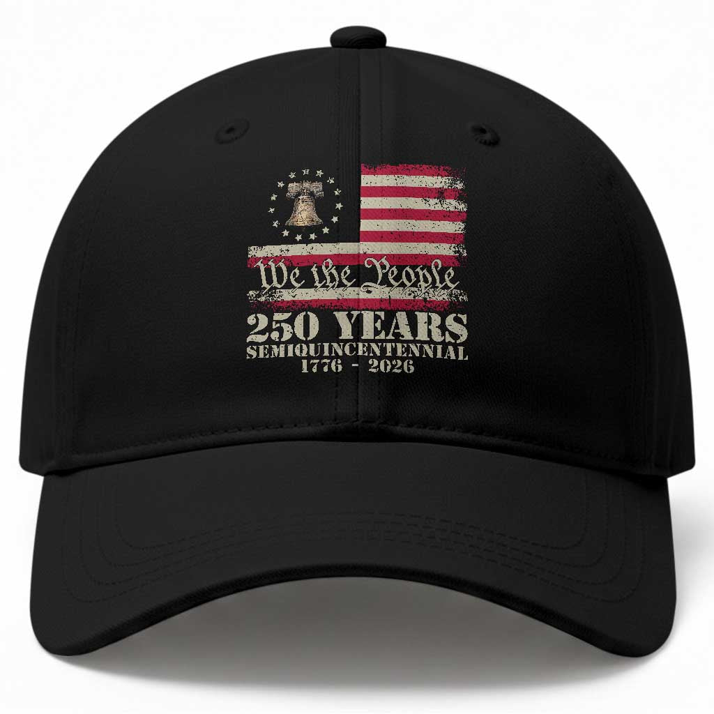 250th Anniversary USA Baseball Cap Patriotic Liberty Bell 1776 2026 Independence Day TS14 Print Your Wear