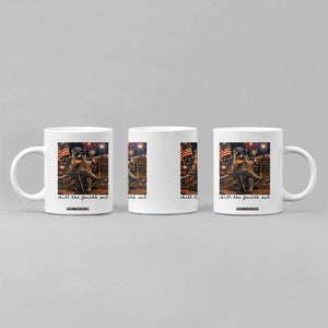 4th of July Raccoon Coffee Mug Chill The Fourth Out TS14 Print Your Wear