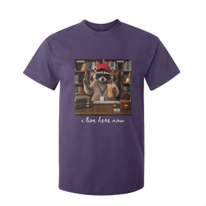 School Librarian T Shirt For Kid I Live Here Now Back to School TS14 Purple Print Your Wear