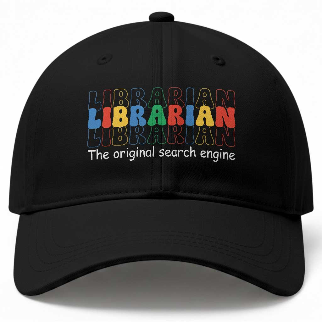 The Original Search Engine Baseball Cap School Librarian Library Books TS14 Print Your Wear