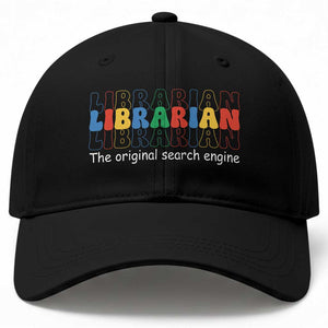 The Original Search Engine Baseball Cap School Librarian Library Books TS14 Print Your Wear