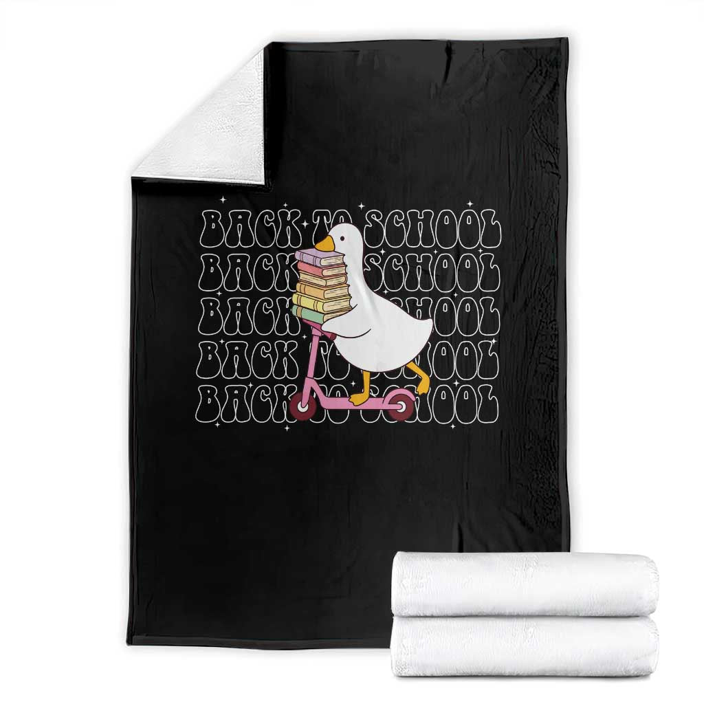 School Bus Driver Welcome Back to School Throw Blanket TS14 Black Print Your Wear