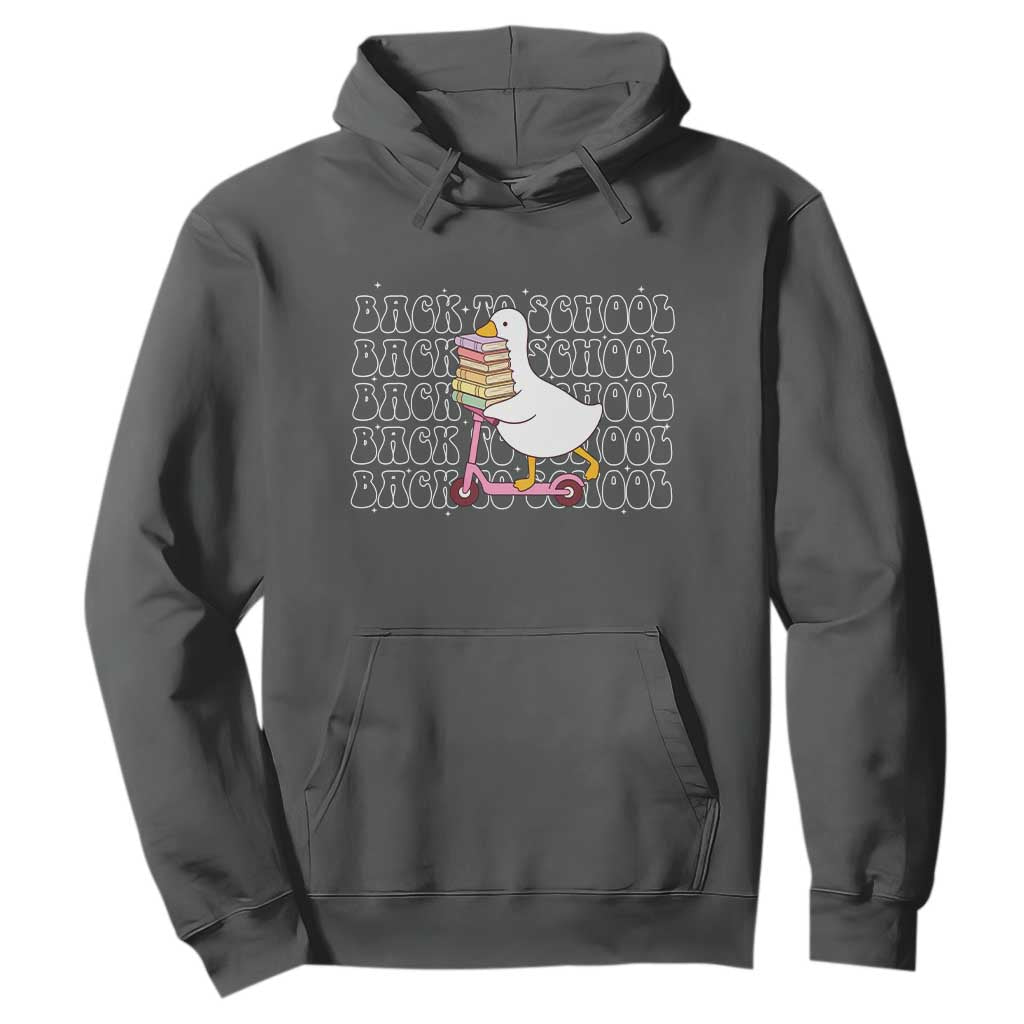 School Bus Driver Welcome Back to School Hoodie TS14 Dark Heather Print Your Wear