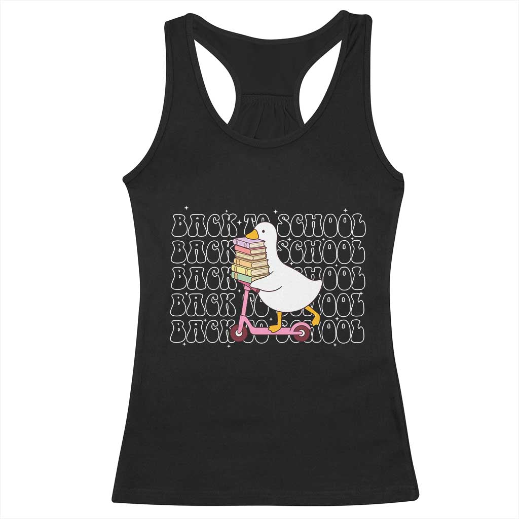 School Bus Driver Welcome Back to School Racerback Tank Top TS14 Black Print Your Wear