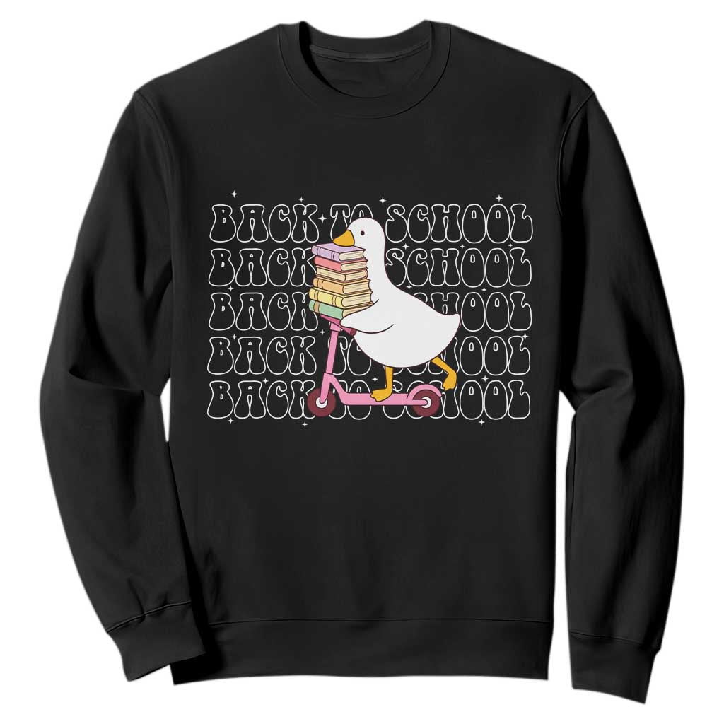 School Bus Driver Welcome Back to School Sweatshirt TS14 Black Print Your Wear