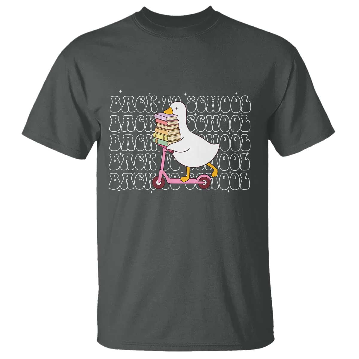 School Bus Driver Welcome Back to School T Shirt TS14 Dark Heather Print Your Wear