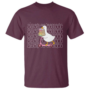 School Bus Driver Welcome Back to School T Shirt TS14 Maroon Print Your Wear