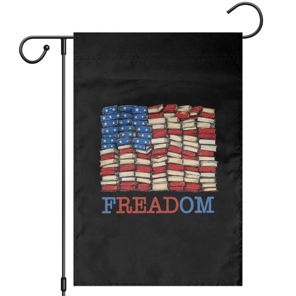 Freedom to Read Books Freadom Garden Flag USA Flag Patriotic Library Book Lover TS14 Black Print Your Wear