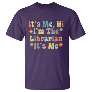 It's Me Hi I'm The Librarian Summer Reading T Shirt Funny Back to School TS14 Purple Print Your Wear
