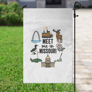 Meet Me in Missouri State Map Souvenir Garden Flag TS14 Print Your Wear