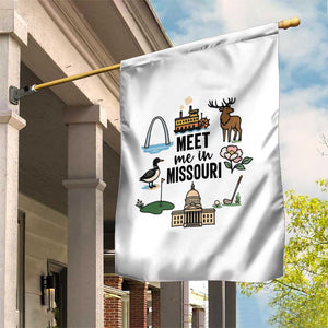 Meet Me in Missouri State Map Souvenir Garden Flag TS14 Print Your Wear