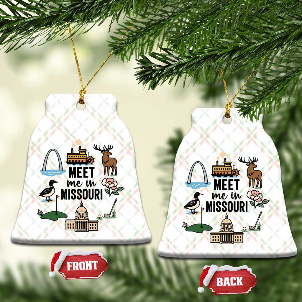Meet Me in Missouri State Map Souvenir Ceramic Ornament TS14 Print Your Wear