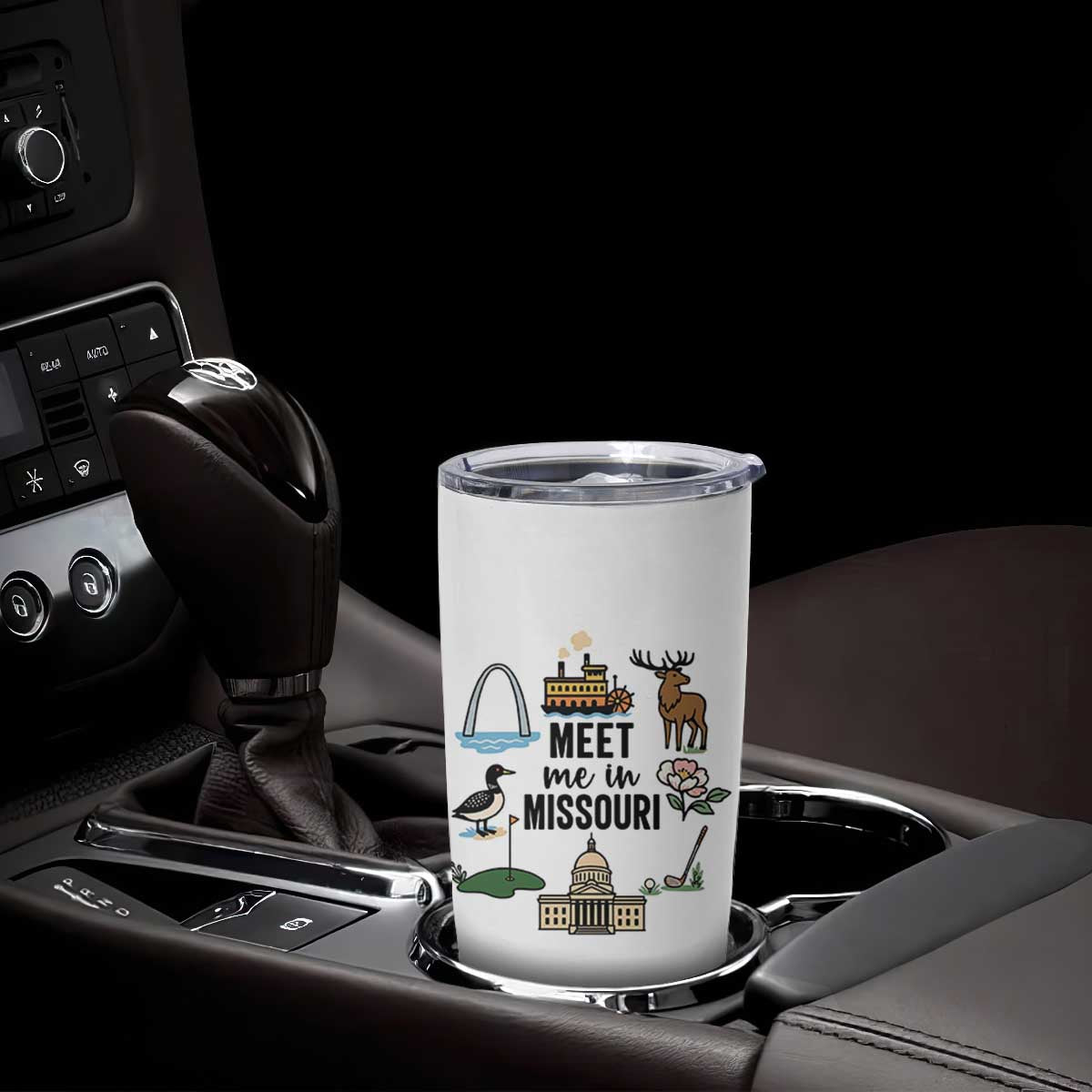Meet Me in Missouri State Map Souvenir Tumbler Cup TS14 Print Your Wear
