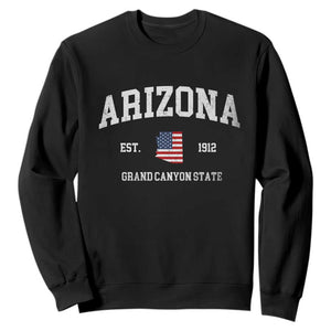 Arizona Grand Canyon State America USA Souvenir Sweatshirt TS14 Black Print Your Wear
