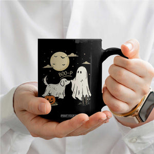 Boo Boo-p Dog Ghost Coffee Mug Funny Halloween Dog Lovers