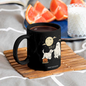 Boo Boo-p Dog Ghost Coffee Mug Funny Halloween Dog Lovers