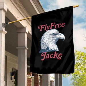 Fly Free Jackie Bald Eagle Memorial Garden Flag