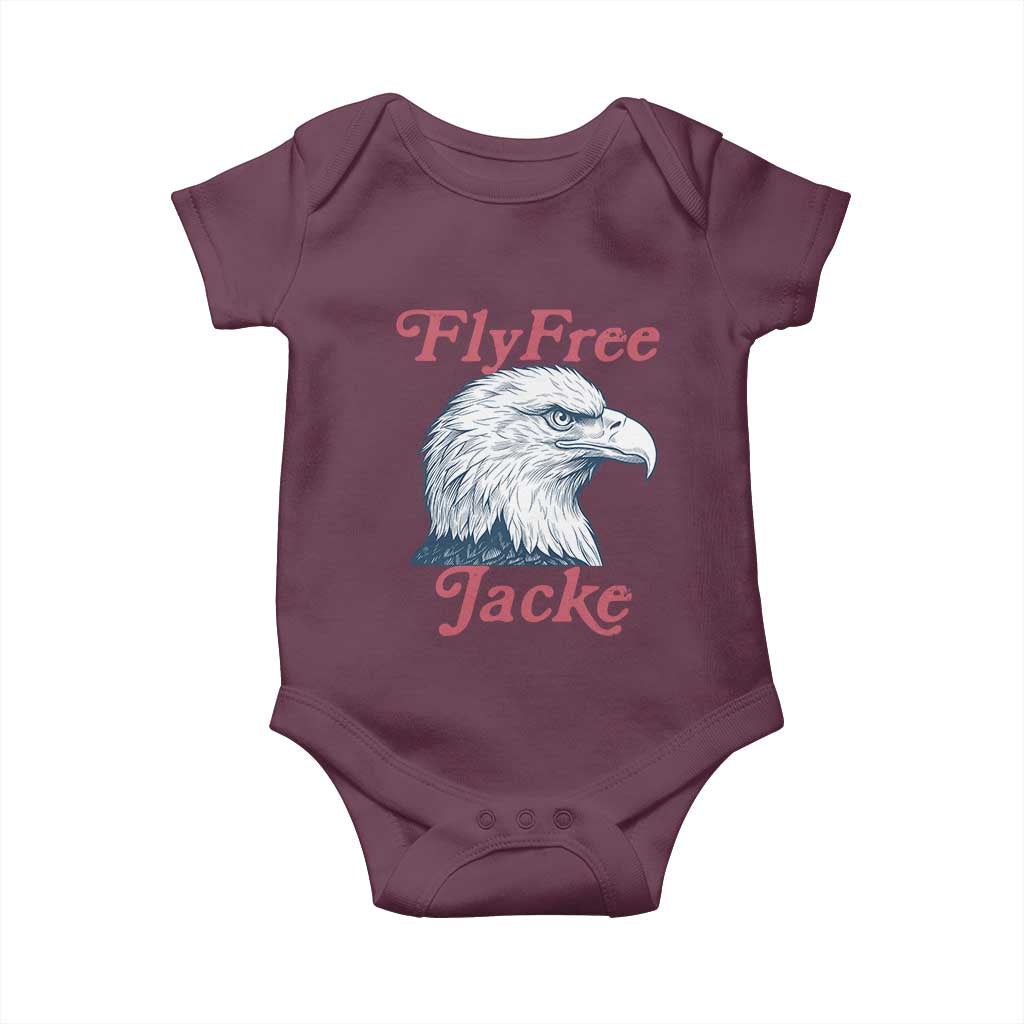 Fly Free Jackie Bald Eagle Memorial Baby Onesie