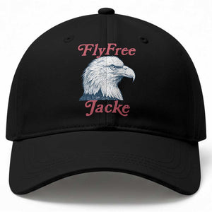 Fly Free Jackie Bald Eagle Memorial Baseball Cap