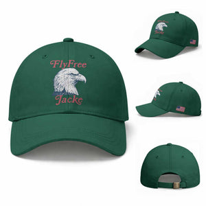 Fly Free Jackie Bald Eagle Memorial Baseball Cap