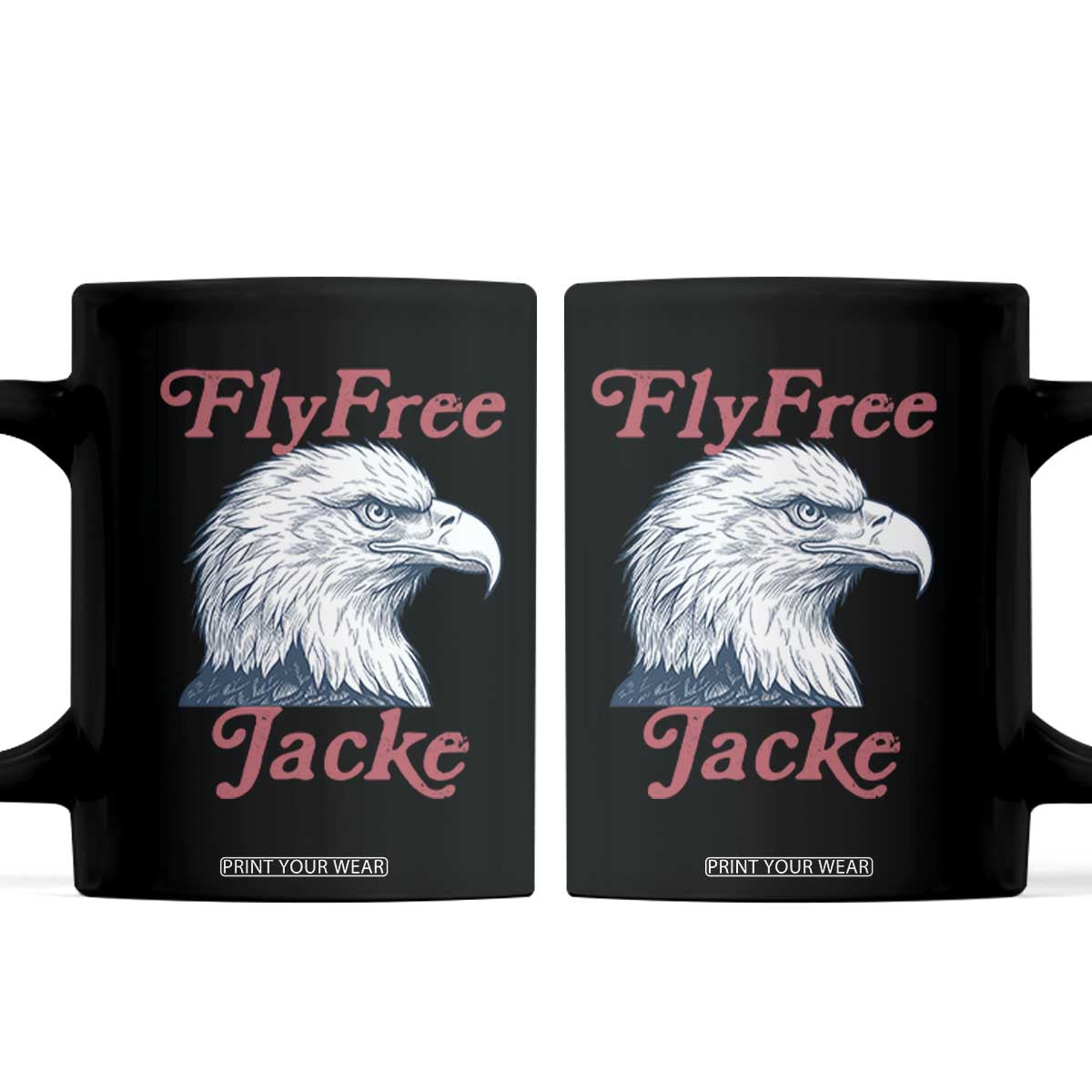 Fly Free Jackie Bald Eagle Memorial Coffee Mug