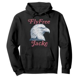 Fly Free Jackie Bald Eagle Memorial Hoodie