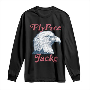 Fly Free Jackie Bald Eagle Memorial Long Sleeve Shirt