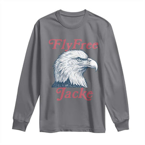 Fly Free Jackie Bald Eagle Memorial Long Sleeve Shirt