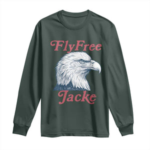 Fly Free Jackie Bald Eagle Memorial Long Sleeve Shirt