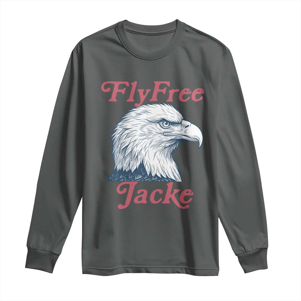 Fly Free Jackie Bald Eagle Memorial Long Sleeve Shirt
