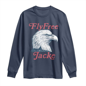 Fly Free Jackie Bald Eagle Memorial Long Sleeve Shirt