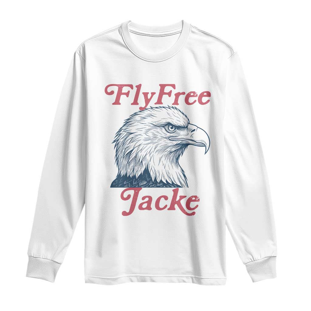 Fly Free Jackie Bald Eagle Memorial Long Sleeve Shirt