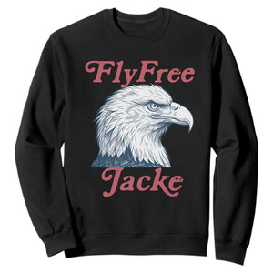 Fly Free Jackie Bald Eagle Memorial Sweatshirt