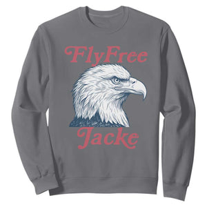 Fly Free Jackie Bald Eagle Memorial Sweatshirt