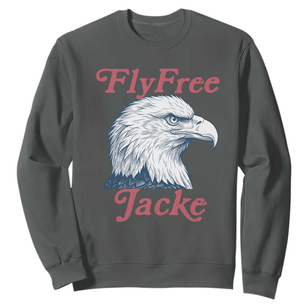 Fly Free Jackie Bald Eagle Memorial Sweatshirt