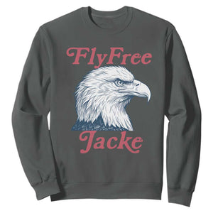 Fly Free Jackie Bald Eagle Memorial Sweatshirt