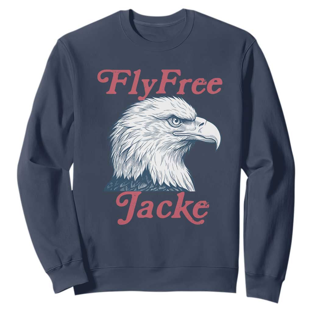 Fly Free Jackie Bald Eagle Memorial Sweatshirt