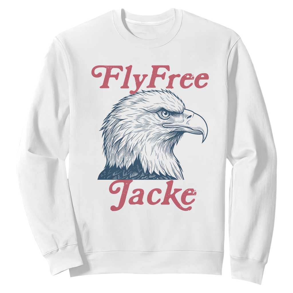 Fly Free Jackie Bald Eagle Memorial Sweatshirt