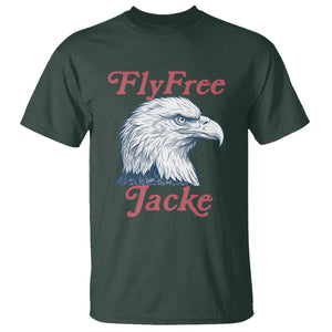 Fly Free Jackie Bald Eagle Memorial T Shirt
