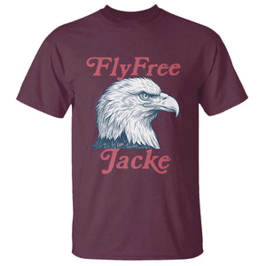 Fly Free Jackie Bald Eagle Memorial T Shirt