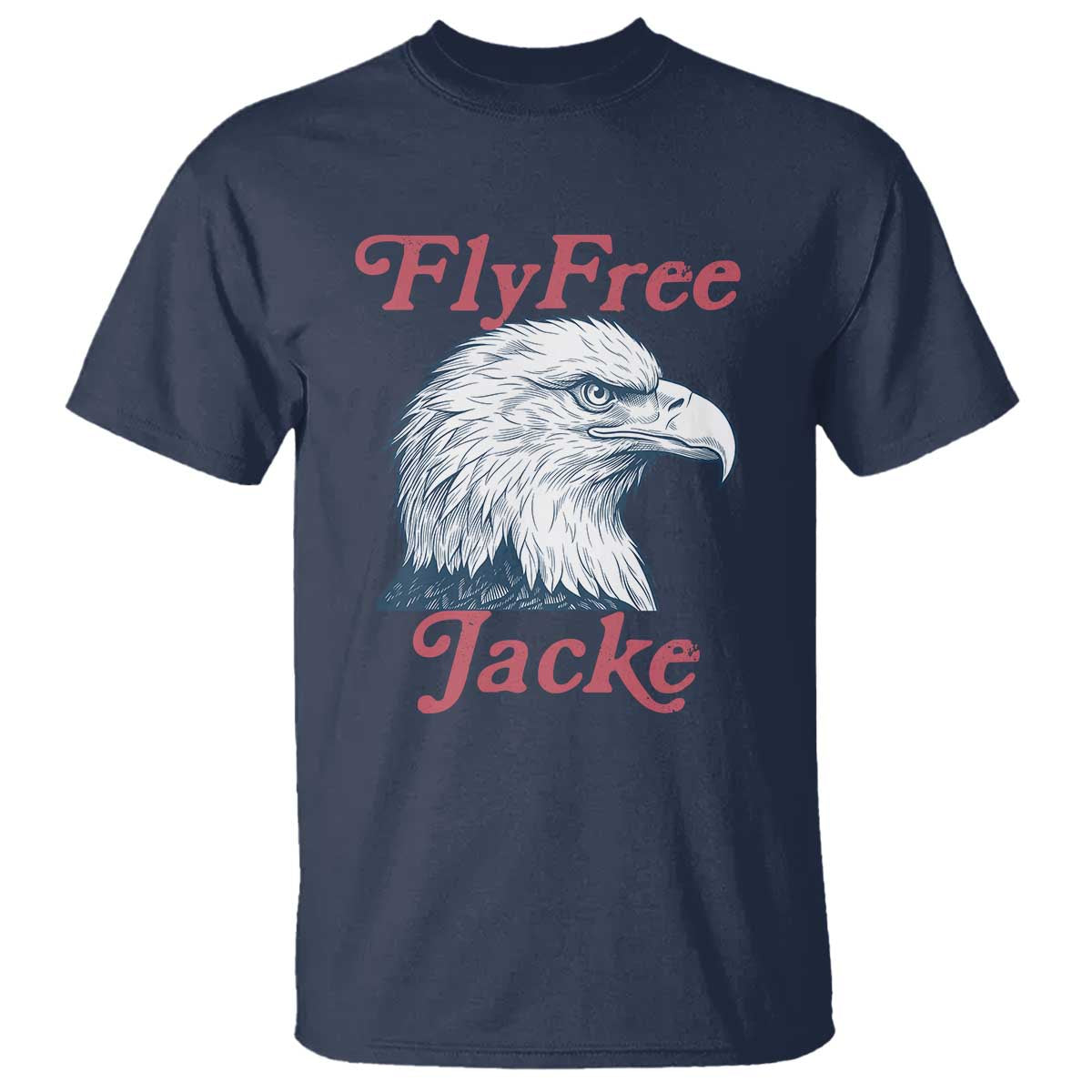 Fly Free Jackie Bald Eagle Memorial T Shirt