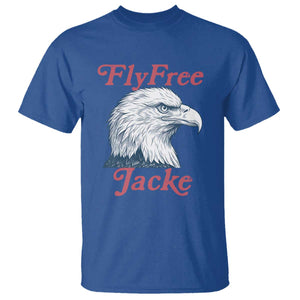 Fly Free Jackie Bald Eagle Memorial T Shirt