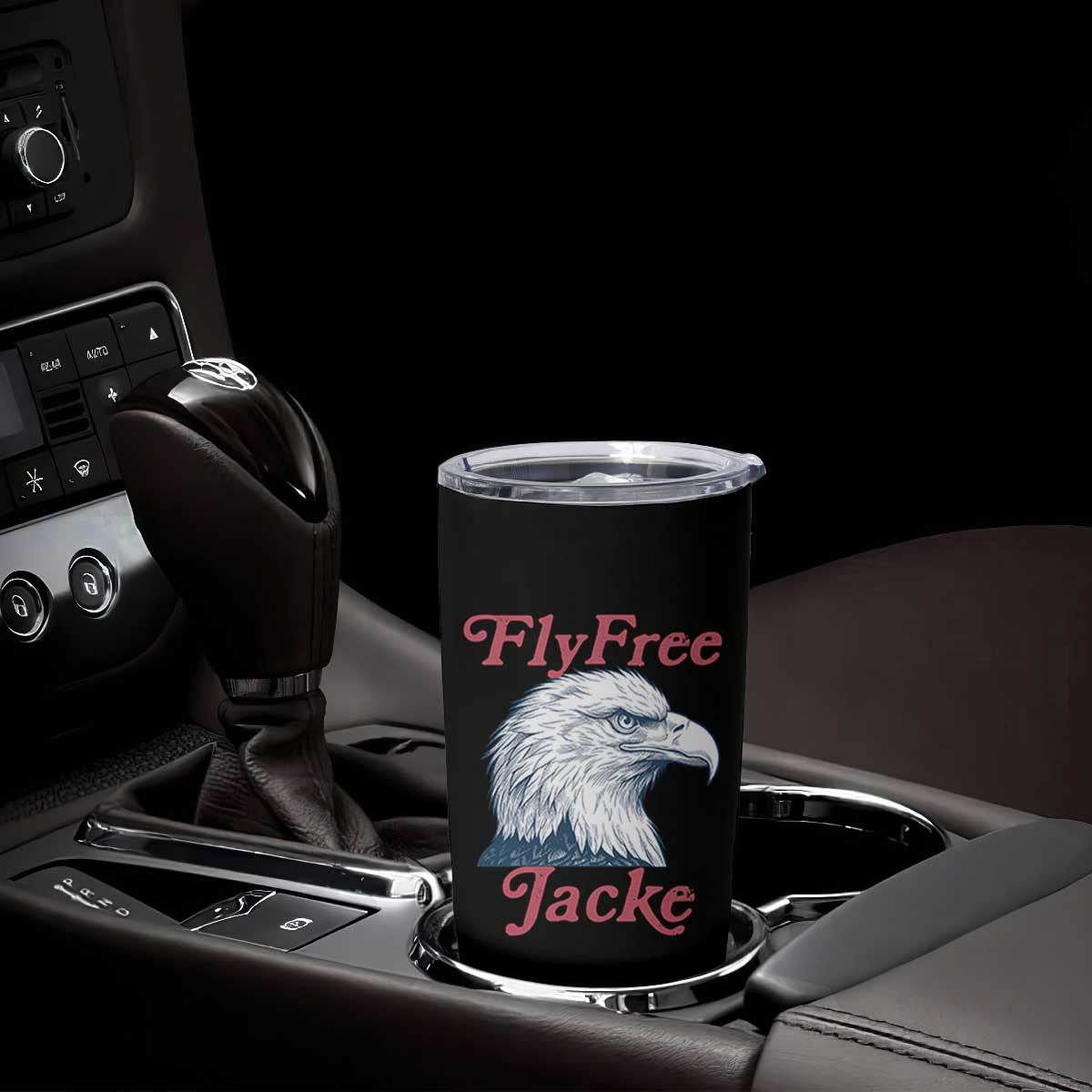 Fly Free Jackie Bald Eagle Memorial Tumbler Cup