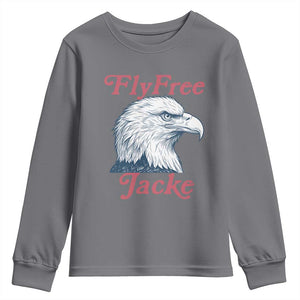 Fly Free Jackie Bald Eagle Memorial Youth Sweatshirt