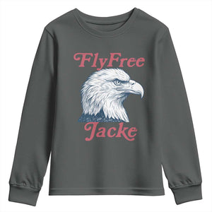 Fly Free Jackie Bald Eagle Memorial Youth Sweatshirt