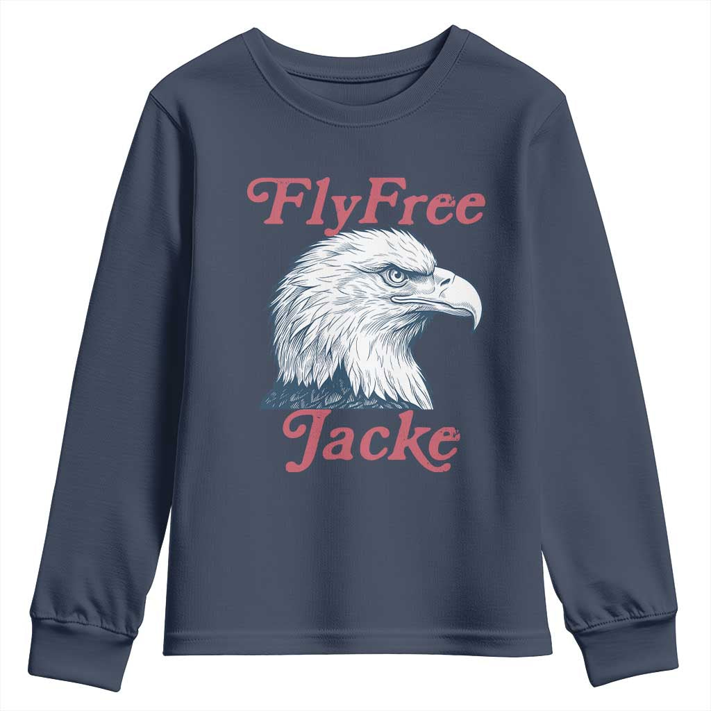 Fly Free Jackie Bald Eagle Memorial Youth Sweatshirt