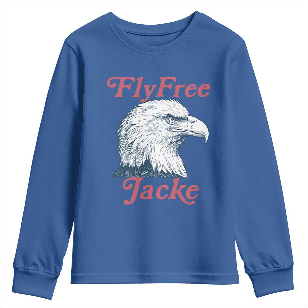 Fly Free Jackie Bald Eagle Memorial Youth Sweatshirt