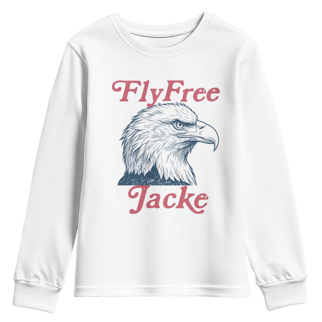 Fly Free Jackie Bald Eagle Memorial Youth Sweatshirt
